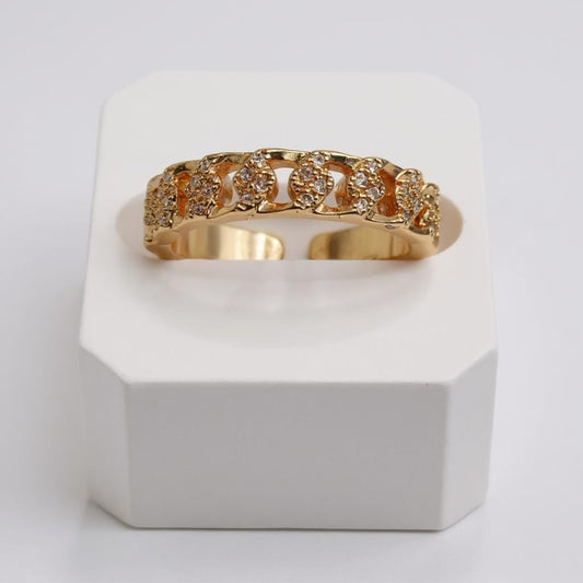 CRYSTAL CHAIN RING